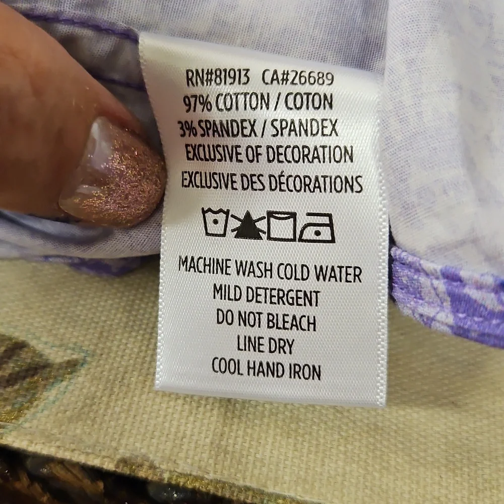 Robert Graham Purple Men's Shirt 4x SUCH AN INTERESTING PRINT! - Picture 8 of 9